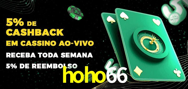 Promoções do cassino ao Vivo hoho66